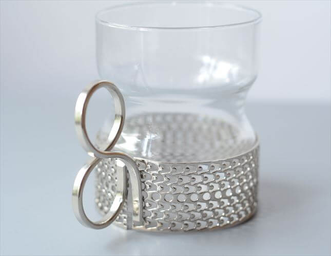 iittala イッタラ Tsaikka ツァイッカ グラスカップ クリア×シルバー ホルダー ガラス 北欧 ヴィンテージ_251128