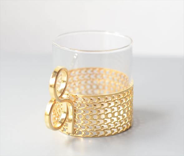 iittala イッタラ Tsaikka ツァイッカ 24Karaatti エスプレッソカップ ミニカップ クリア×ゴールドホルダー ガラス 北欧 ヴィンテージ_251128