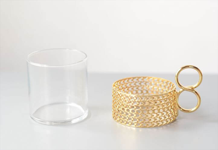 iittala イッタラ Tsaikka ツァイッカ 24Karaatti エスプレッソカップ ミニカップ クリア×ゴールドホルダー ガラス 北欧 ヴィンテージ_251128