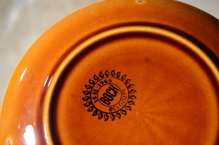 1960年～70代頃 ベルギー製 BOCH ボッホ レアシリーズ Mosquee カップ&ソーサー ヴィンテージ 磁器 陶器 食器 アンティーク_260107