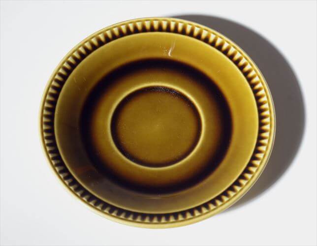 ベルギー製 BOCH Ascot khaki green カップ&ソーサー ヴィンテージ 食器 アンティーク_260107