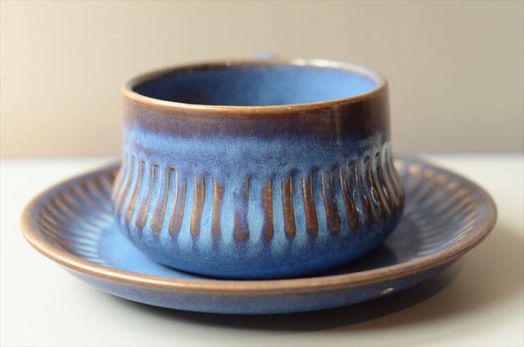 スウェーデン製 Upsala Ekeby Gefle Kosmos カップ＆ソーサー ゲフレ コスモス Berit Ternell 北欧食器 磁器 陶器 アンティーク_260109