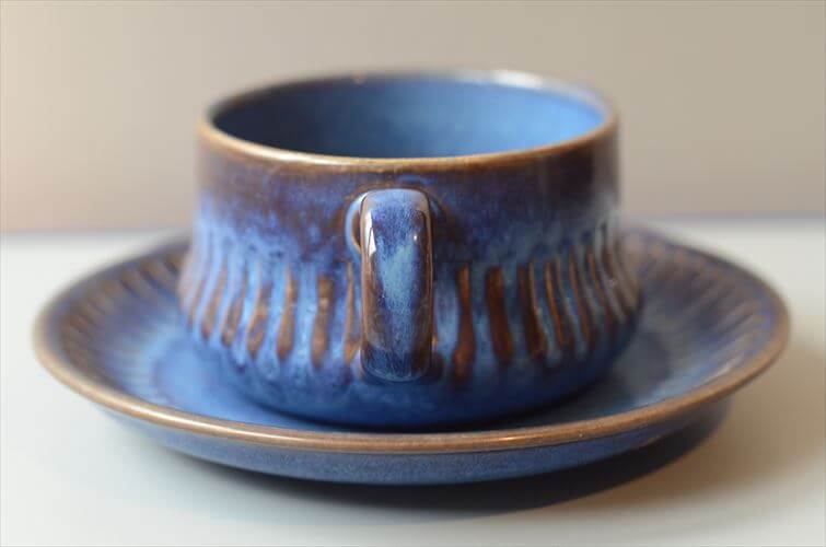 スウェーデン製 Upsala Ekeby Gefle Kosmos カップ＆ソーサー ゲフレ コスモス Berit Ternell 北欧食器 磁器 陶器 アンティーク_260109