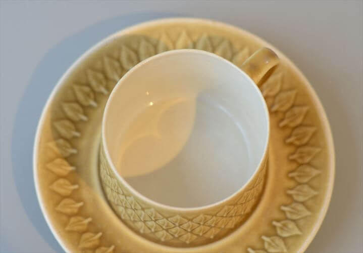 デンマーク製 クイストゴー レリーフ カップ&ソーサー relief Nissen J.H.Quistgaard 北欧ヴィンテージ アンティーク_260113