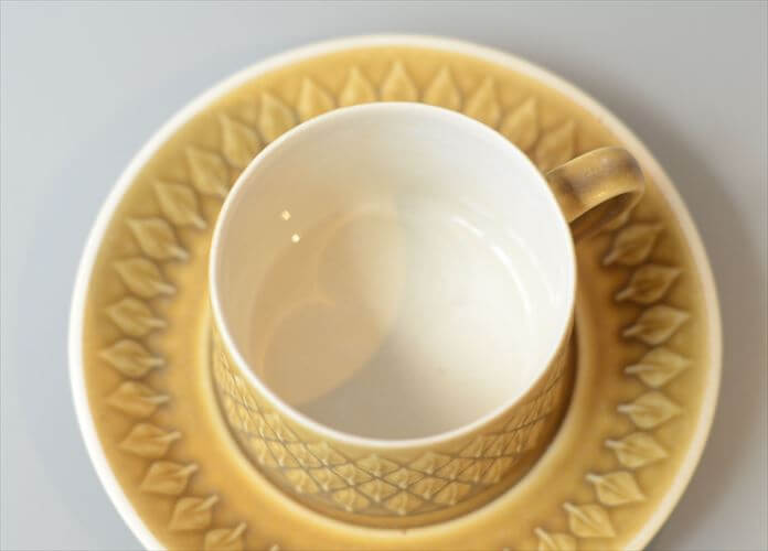 デンマーク製 クイストゴー レリーフ カップ&ソーサー relief B&G Bing & Grondahl J.H.Quistgaard 北欧ヴィンテージ アンティーク_260113