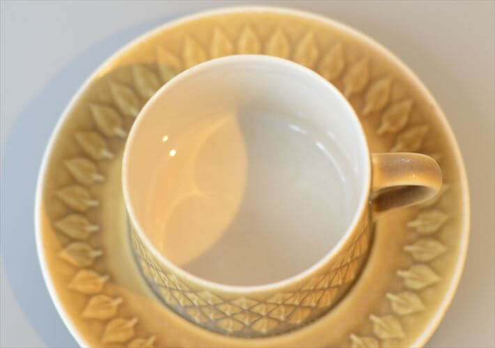 デンマーク製 クイストゴー レリーフ カップ&ソーサー relief B&G Bing & Grondahl J.H.Quistgaard 北欧ヴィンテージ アンティーク_260113