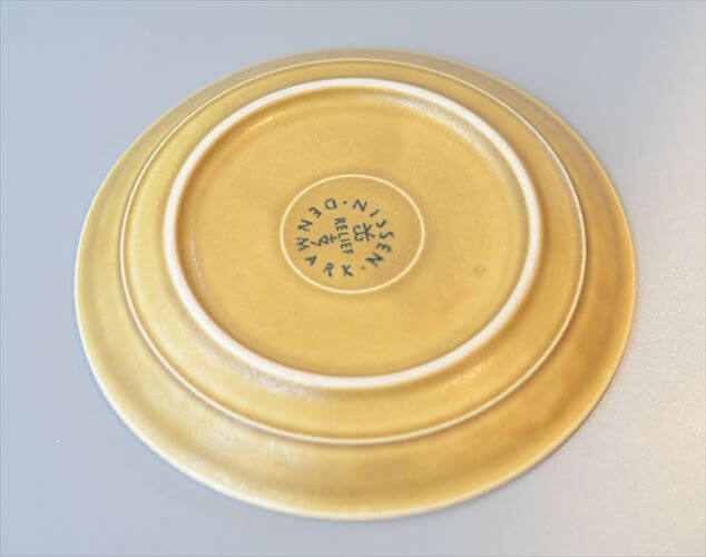 デンマーク製 クイストゴー レリーフ 16.5cm プレート お皿 relief B&G Bing & Grondahl J.H.Quistgaard 北欧ヴィンテージ アンティーク_260113