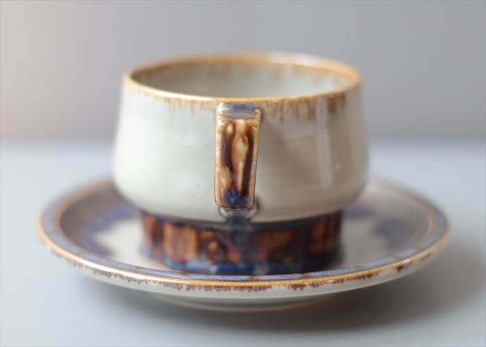 美品 デンマーク製 クイストゴー MEXICO ティーカップ＆ソーサー メキシコ B&G Bing & Grondahl J.H.Quistgaard 北欧ヴィンテージ アンティーク_260115