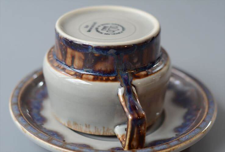 美品 デンマーク製 クイストゴー MEXICO ティーカップ＆ソーサー メキシコ B&G Bing & Grondahl J.H.Quistgaard 北欧ヴィンテージ アンティーク_260115