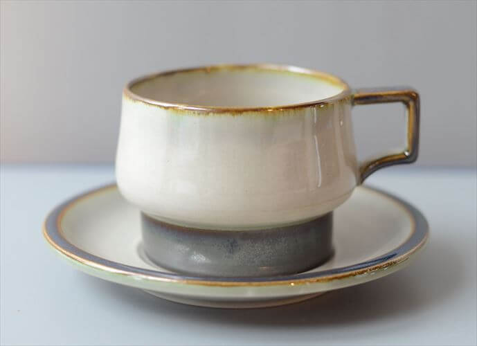 美品 デンマーク製 クイストゴー TEMA ティーカップ＆ソーサー ティーマ B&G Bing & Grondahl J.H.Quistgaard 北欧ヴィンテージ アンティーク_260115