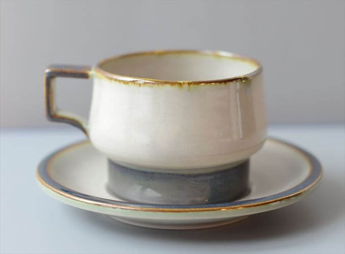 美品 デンマーク製 クイストゴー TEMA ティーカップ＆ソーサー ティーマ B&G Bing & Grondahl J.H.Quistgaard 北欧ヴィンテージ アンティーク_260115