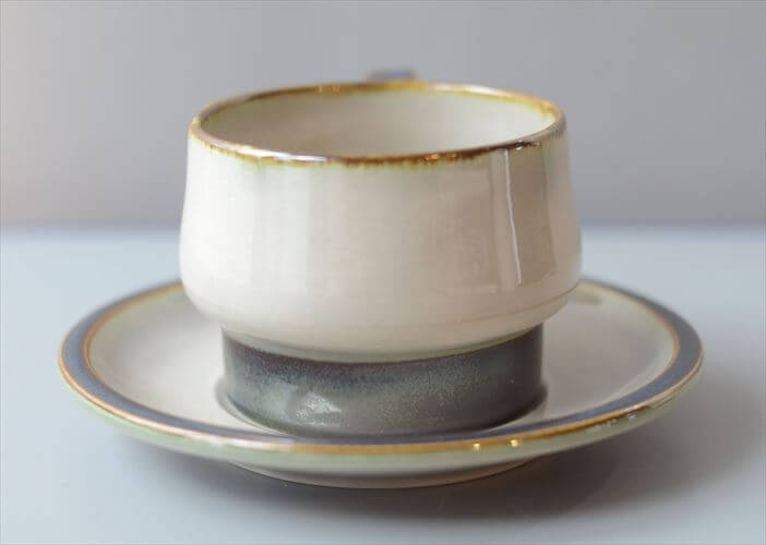 美品 デンマーク製 クイストゴー TEMA ティーカップ＆ソーサー ティーマ B&G Bing & Grondahl J.H.Quistgaard 北欧ヴィンテージ アンティーク_260115