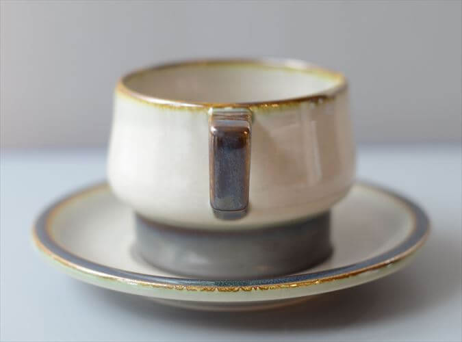 美品 デンマーク製 クイストゴー TEMA ティーカップ＆ソーサー ティーマ B&G Bing & Grondahl J.H.Quistgaard 北欧ヴィンテージ アンティーク_260115