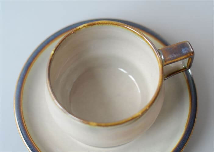 美品 デンマーク製 クイストゴー TEMA ティーカップ＆ソーサー ティーマ B&G Bing & Grondahl J.H.Quistgaard 北欧ヴィンテージ アンティーク_260115