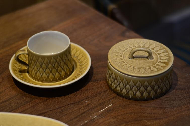 デンマーク製 クイストゴー レリーフ ジャムポット シュガーポット Nissen relief J.H.Quistgaard 北欧 アンティーク ヴィンテージ_260120