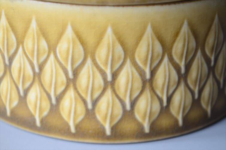 デンマーク製 クイストゴー レリーフ ジャムポット シュガーポット Nissen relief J.H.Quistgaard 北欧 アンティーク ヴィンテージ_260120