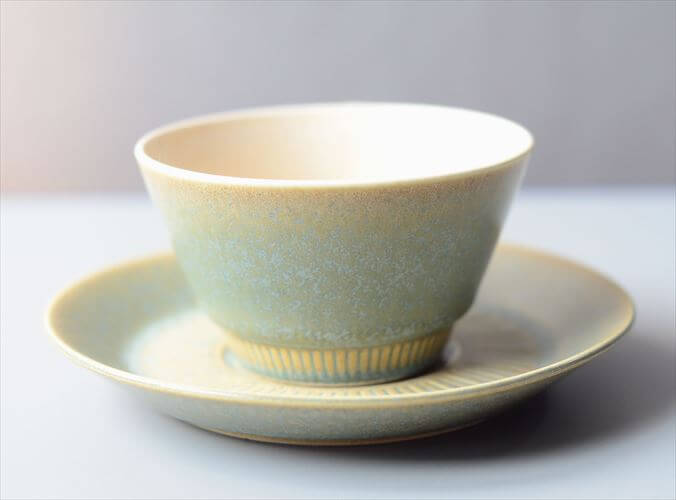 デンマーク製 KNABSTRUP Noddebo カップ&ソーサー ナブストラップ Johannes Hansen 北欧 食器 ヴィンテージ アンティーク_260120