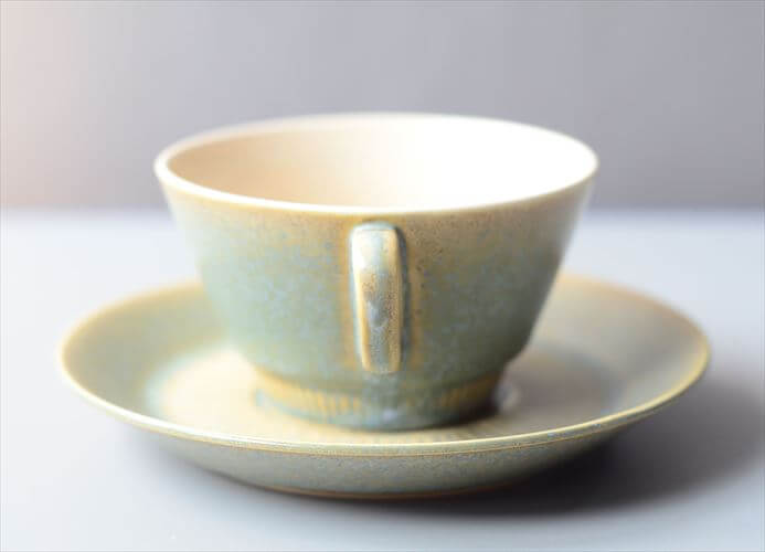 デンマーク製 KNABSTRUP Noddebo カップ&ソーサー ナブストラップ Johannes Hansen 北欧 食器 ヴィンテージ アンティーク_260120