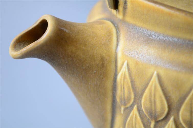 デンマーク製 クイストゴー レリーフ ティーポット relief B&G Bing & Grondahl J.H.Quistgaard 北欧ヴィンテージ アンティーク_260122