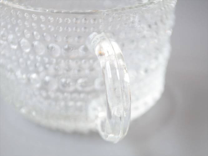 Nuutajarvi ヌータヤルヴィ Arabia時代 ヴィンテージ カステヘルミ ガラスカップ Kastehelmi Oiva Toikka オイヴァトイッカ_260122