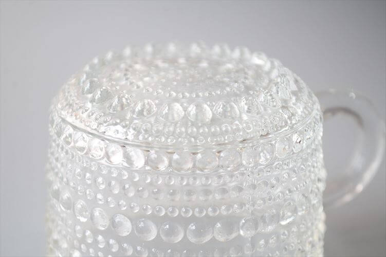 Nuutajarvi ヌータヤルヴィ Arabia時代 ヴィンテージ カステヘルミ ガラスカップ Kastehelmi Oiva Toikka オイヴァトイッカ_260122