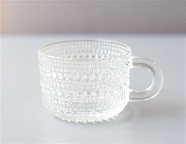 Nuutajarvi ヌータヤルヴィ Arabia時代 ヴィンテージ カステヘルミ ガラスカップ Kastehelmi Oiva Toikka オイヴァトイッカ_260122