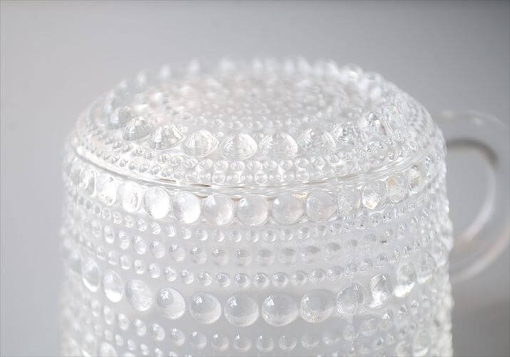 Nuutajarvi ヌータヤルヴィ Arabia時代 ヴィンテージ カステヘルミ ガラスカップ Kastehelmi Oiva Toikka オイヴァトイッカ_260122