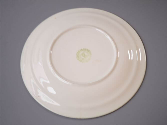 1960～70年代 ベルギー製 ヴィンテージ BOCH NOIX 19cm プレート ボッホ ノア お皿 磁器 陶器 アンティーク 食器 ヨーロッパ_260130