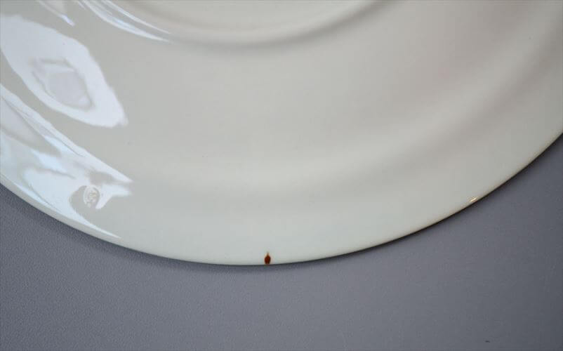 1960～70年代 ベルギー製 ヴィンテージ BOCH NOIX 19cm プレート ボッホ ノア お皿 磁器 陶器 アンティーク 食器 ヨーロッパ_260130