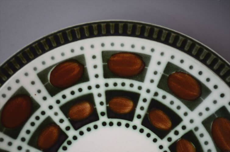 1960～70年代 ベルギー製 ヴィンテージ BOCH Bernadette 19cm プレート ボッホ ベルナデッタ お皿 磁器 陶器 アンティーク 食器 ヨーロッパ_260130