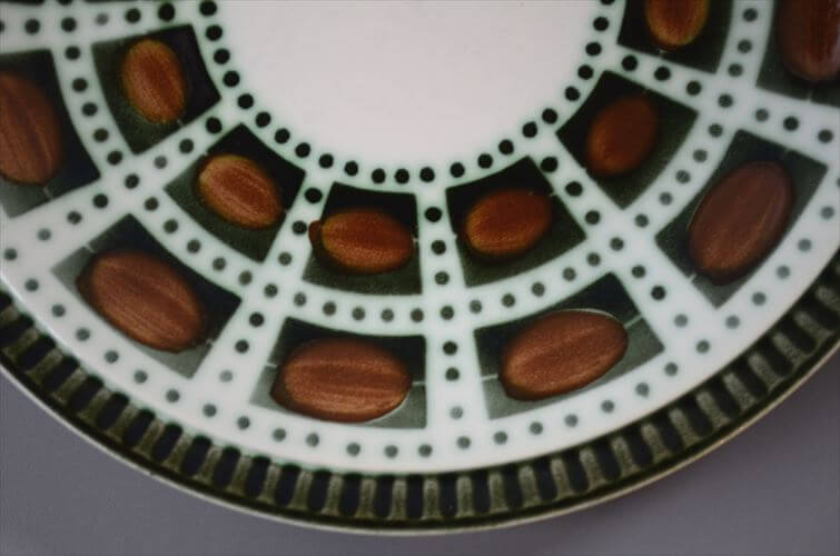 1960～70年代 ベルギー製 ヴィンテージ BOCH Bernadette 19cm プレート ボッホ ベルナデッタ お皿 磁器 陶器 アンティーク 食器 ヨーロッパ_260130