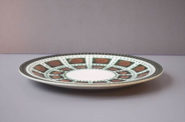 1960～70年代 ベルギー製 ヴィンテージ BOCH Bernadette 19cm プレート ボッホ ベルナデッタ お皿 磁器 陶器 アンティーク 食器 ヨーロッパ_260130