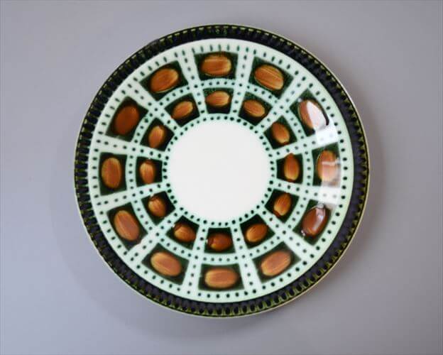 1960～70年代 ベルギー製 ヴィンテージ BOCH Bernadette 19cm プレート ボッホ ベルナデッタ お皿 磁器 陶器 アンティーク 食器 ヨーロッパ_260130