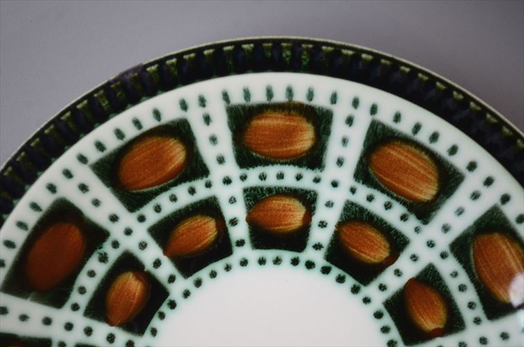 1960～70年代 ベルギー製 ヴィンテージ BOCH Bernadette 19cm プレート ボッホ ベルナデッタ お皿 磁器 陶器 アンティーク 食器 ヨーロッパ_260130