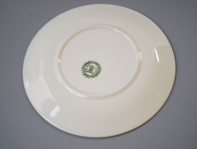 1960～70年代 ベルギー製 ヴィンテージ BOCH Delta Ellipse 19cm プレート ボッホ お皿 磁器 陶器 アンティーク 食器 ヨーロッパ_260130