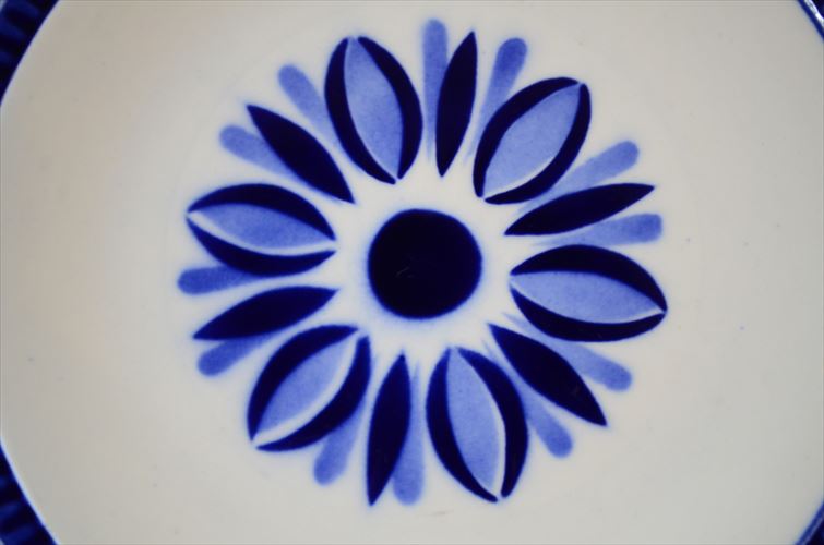 1960～70年代 ベルギー製 ヴィンテージ BOCH DELTA CAPRICCIO 19cm プレート ボッホ カプリシオ お皿 磁器 陶器 アンティーク 食器 ヨーロッパ_260130