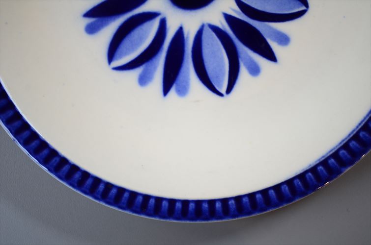 1960～70年代 ベルギー製 ヴィンテージ BOCH DELTA CAPRICCIO 19cm プレート ボッホ カプリシオ お皿 磁器 陶器 アンティーク 食器 ヨーロッパ_260130