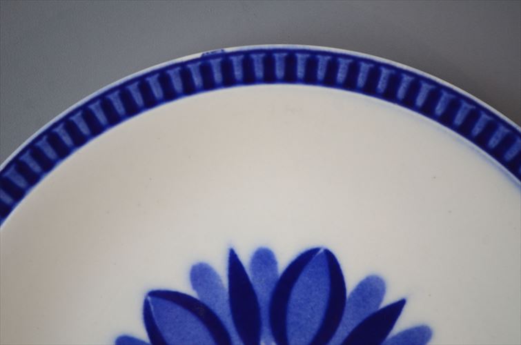 1960～70年代 ベルギー製 ヴィンテージ BOCH DELTA CAPRICCIO 19cm プレート ボッホ カプリシオ お皿 磁器 陶器 アンティーク 食器 ヨーロッパ_260130