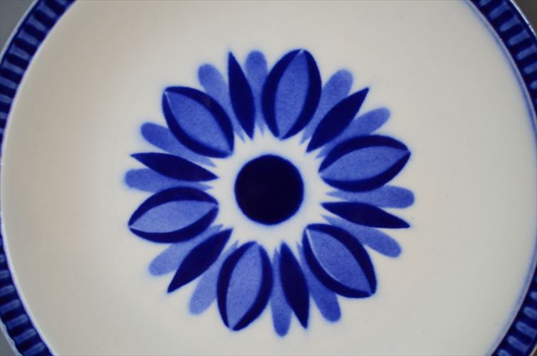 1960～70年代 ベルギー製 ヴィンテージ BOCH DELTA CAPRICCIO 19cm プレート ボッホ カプリシオ お皿 磁器 陶器 アンティーク 食器 ヨーロッパ_260130