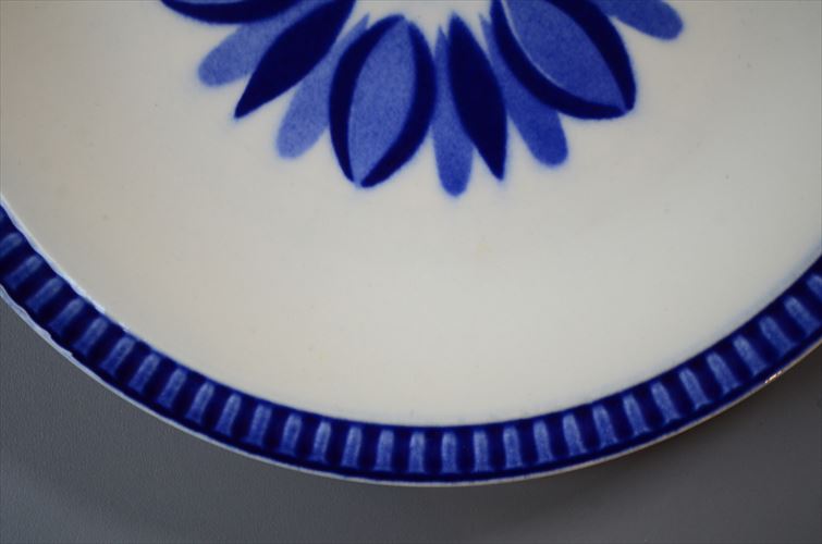 1960～70年代 ベルギー製 ヴィンテージ BOCH DELTA CAPRICCIO 19cm プレート ボッホ カプリシオ お皿 磁器 陶器 アンティーク 食器 ヨーロッパ_260130