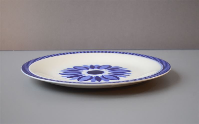 1960～70年代 ベルギー製 ヴィンテージ BOCH DELTA CAPRICCIO 19cm プレート ボッホ カプリシオ お皿 磁器 陶器 アンティーク 食器 ヨーロッパ_260130