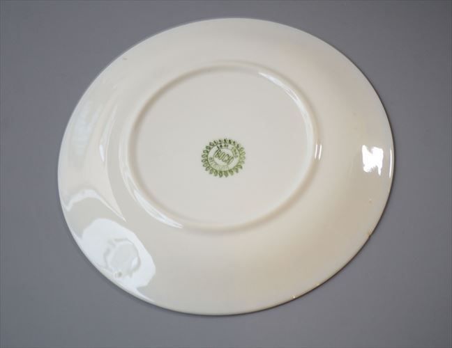 1960～70年代 ベルギー製 ヴィンテージ BOCH DELTA CAPRICCIO 19cm プレート ボッホ カプリシオ お皿 磁器 陶器 アンティーク 食器 ヨーロッパ_260130