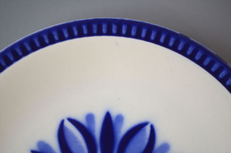 1960～70年代 ベルギー製 ヴィンテージ BOCH DELTA CAPRICCIO 19cm プレート ボッホ カプリシオ お皿 磁器 陶器 アンティーク 食器 ヨーロッパ_260130