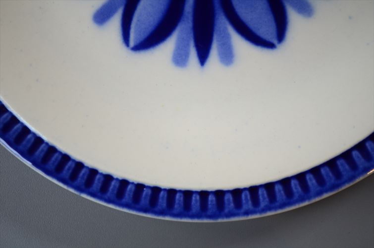 1960～70年代 ベルギー製 ヴィンテージ BOCH DELTA CAPRICCIO 19cm プレート ボッホ カプリシオ お皿 磁器 陶器 アンティーク 食器 ヨーロッパ_260130