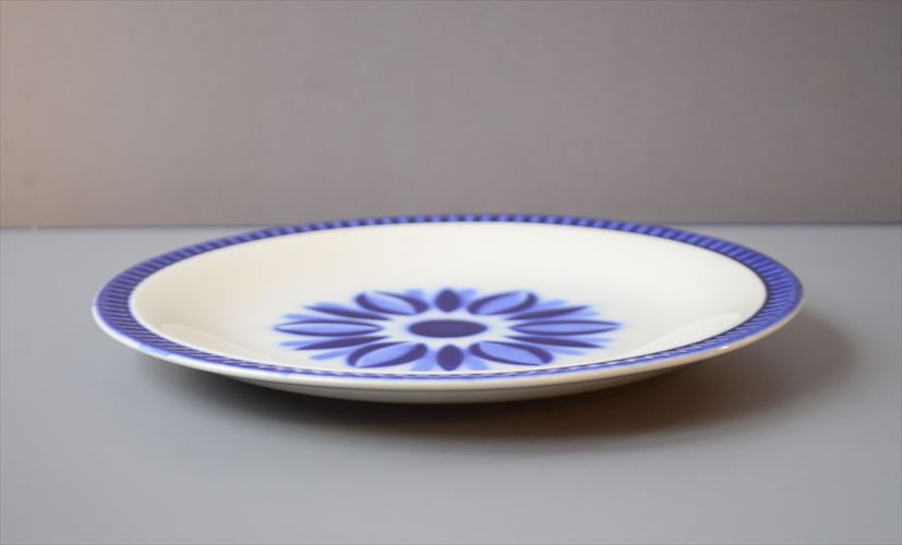 1960～70年代 ベルギー製 ヴィンテージ BOCH DELTA CAPRICCIO 19cm プレート ボッホ カプリシオ お皿 磁器 陶器 アンティーク 食器 ヨーロッパ_260130
