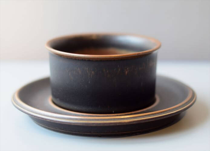 ARABIA アラビア ルスカ ティーカップ＆ソーサー Ruska 北欧食器 フィンランド 陶器 北欧 ヴィンテージ アンティーク_260203