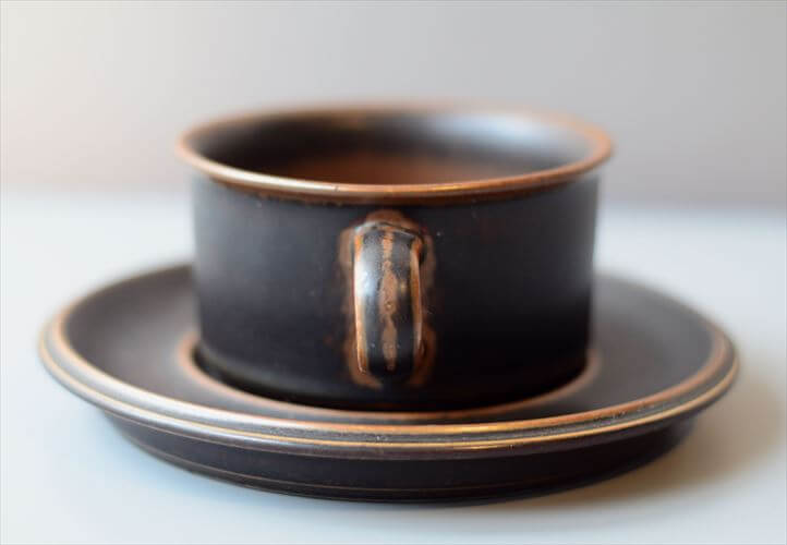 ARABIA アラビア ルスカ ティーカップ＆ソーサー Ruska 北欧食器 フィンランド 陶器 北欧 ヴィンテージ アンティーク_260203