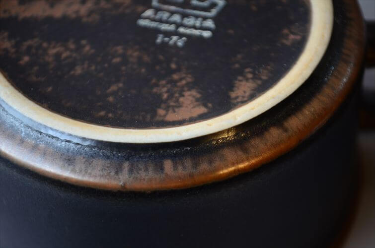 ARABIA アラビア ルスカ ティーカップ＆ソーサー Ruska 北欧食器 フィンランド 陶器 北欧 ヴィンテージ アンティーク_260203