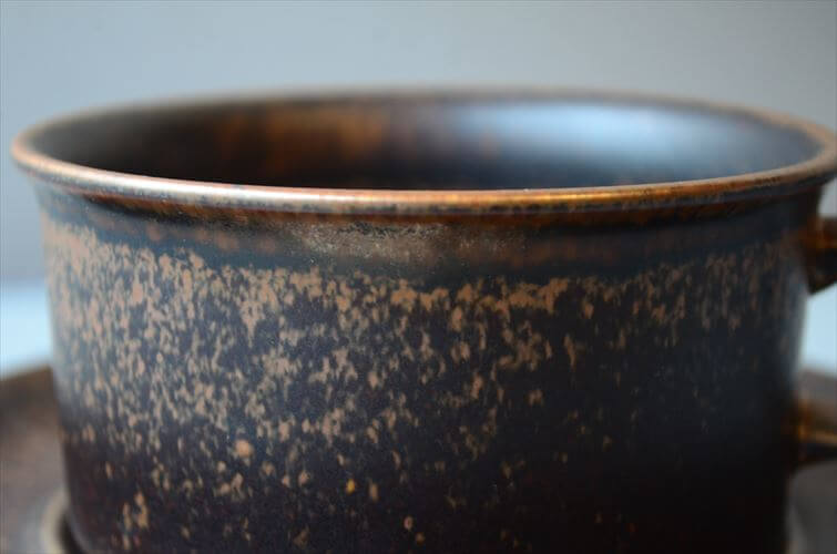 ARABIA アラビア ルスカ ティーカップ＆ソーサー Ruska 北欧食器 フィンランド 陶器 北欧 ヴィンテージ アンティーク_260203