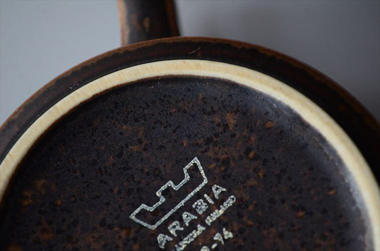 ARABIA アラビア ルスカ ティーカップ＆ソーサー Ruska 北欧食器 フィンランド 陶器 北欧 ヴィンテージ アンティーク_260203
